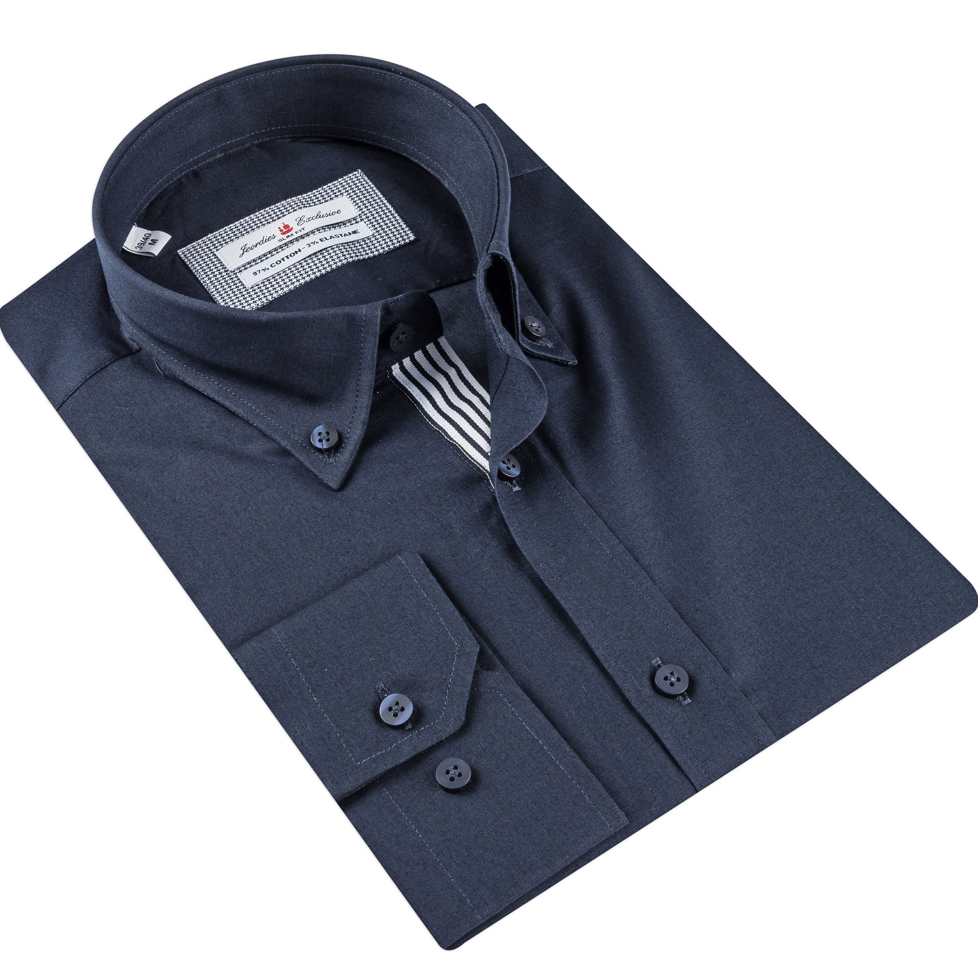 Navy Cotton Shirt