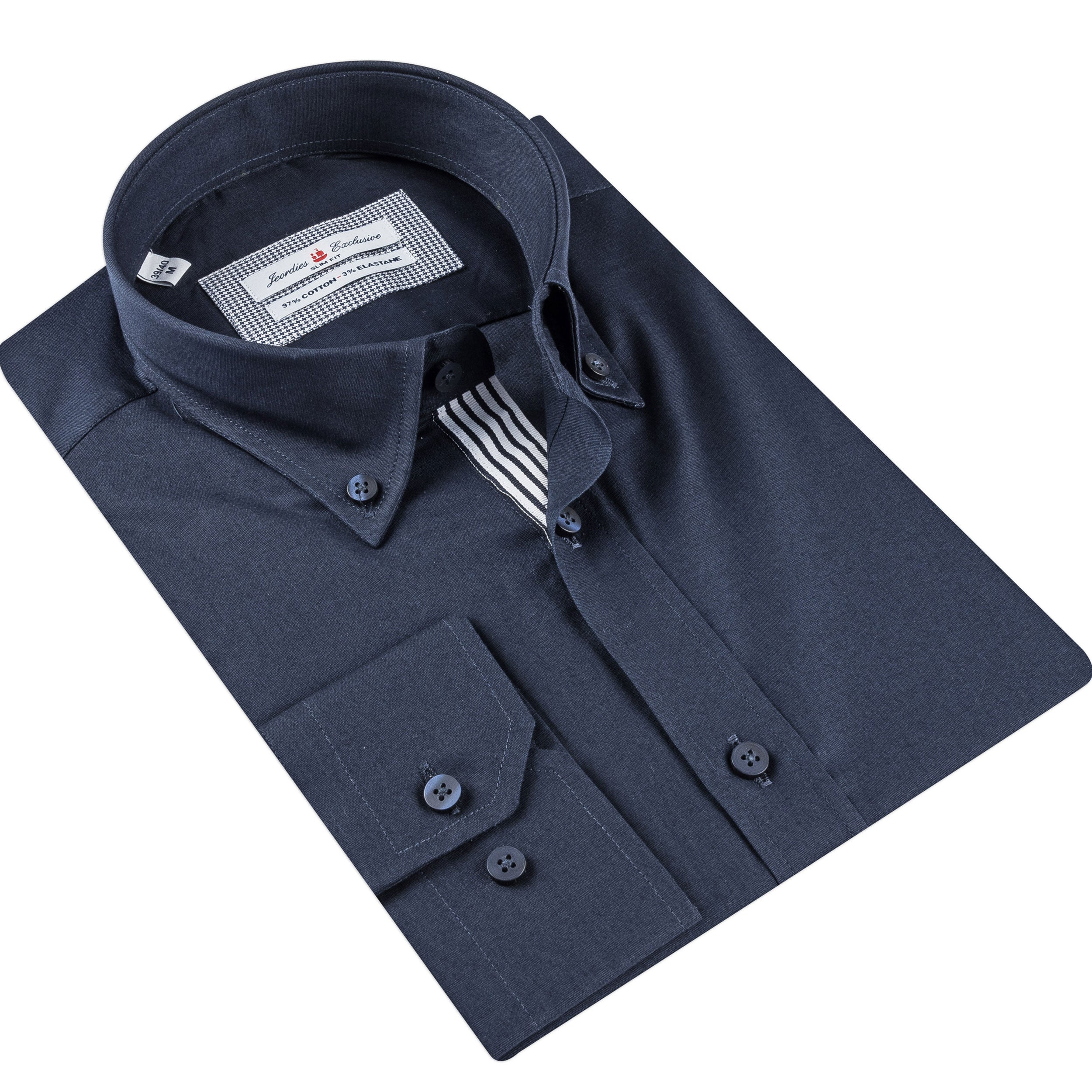 Navy Cotton Shirt