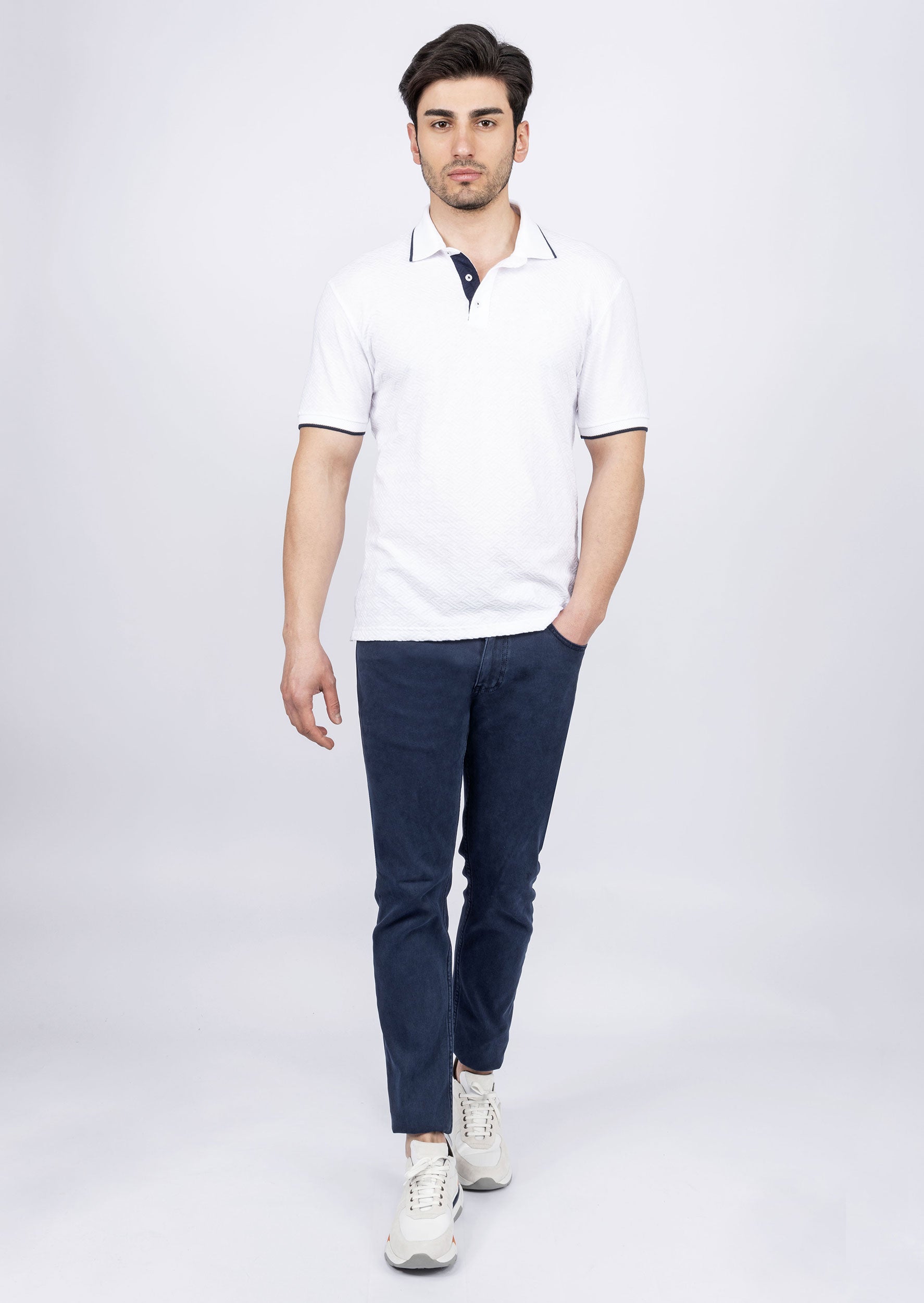 White Polo T-Shirt