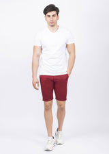 Burgundy Bermuda Short