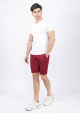 Burgundy Bermuda Short