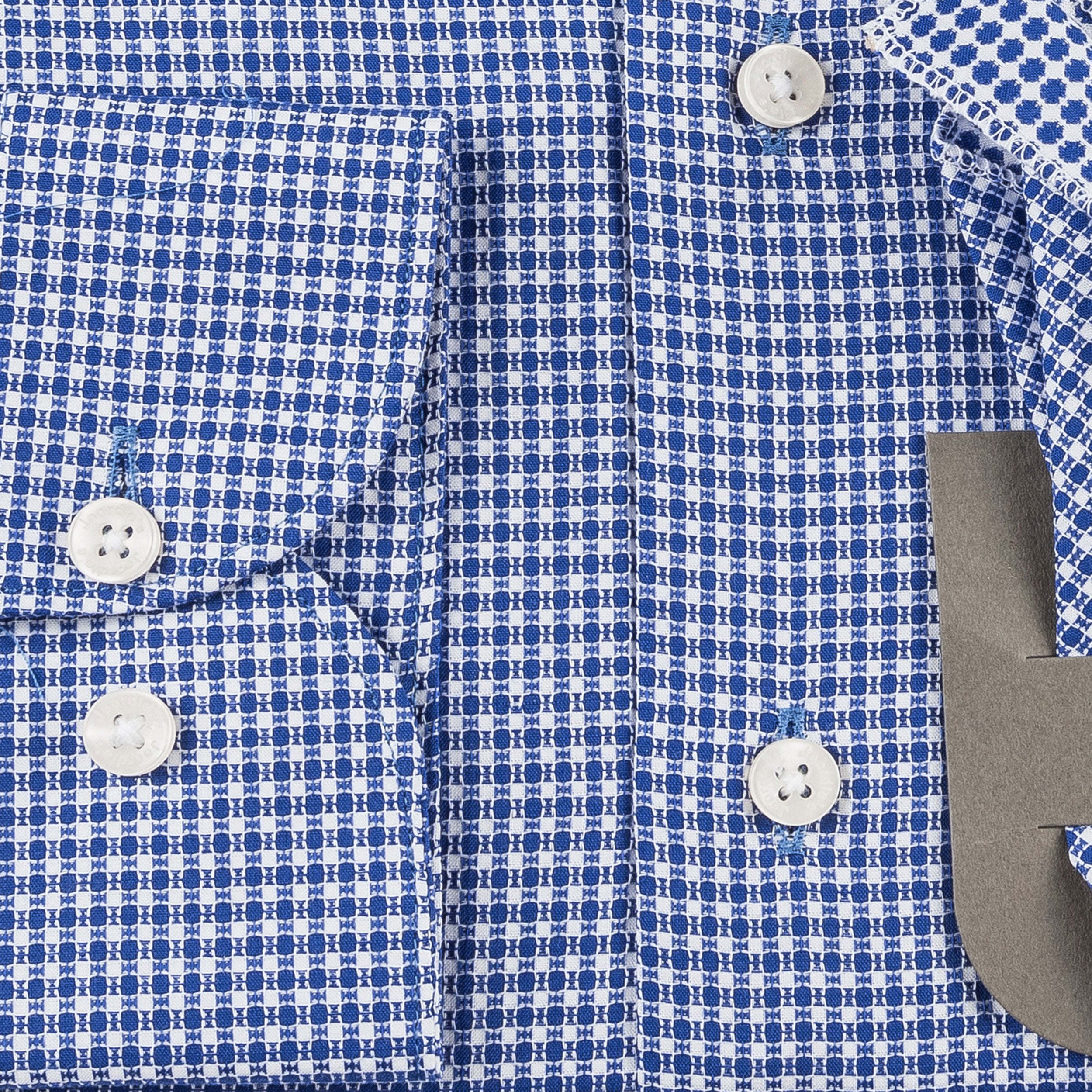 Sax Blue Cotton Shirt