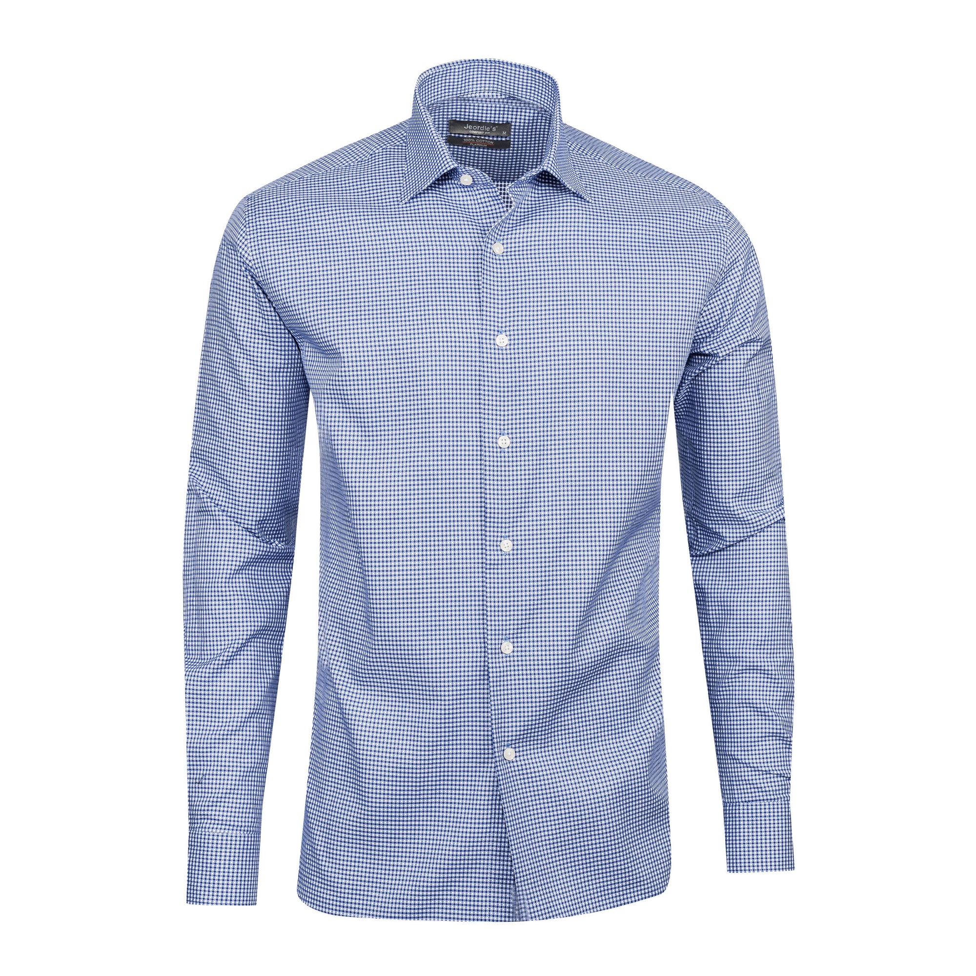 Sax Blue Cotton Shirt
