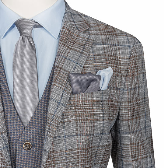 Brown Three-Piece Suit