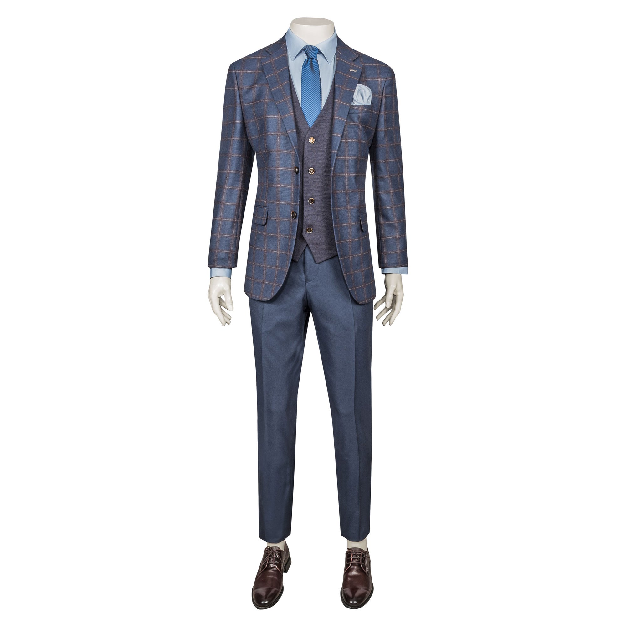 Navy Three-Piece Suit