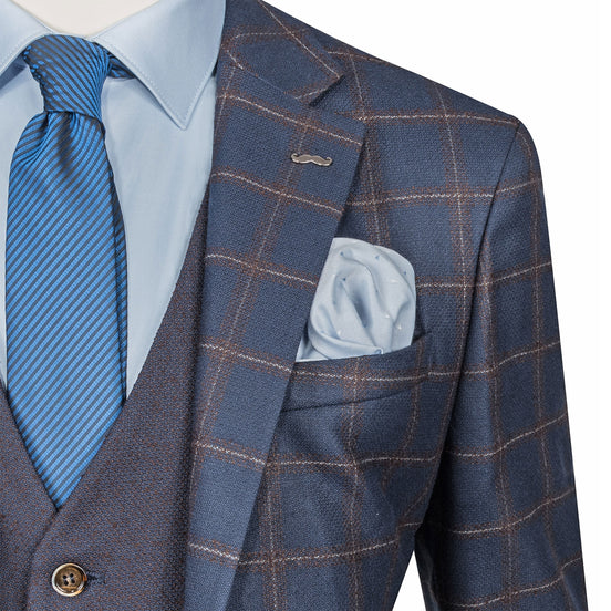 Navy Three-Piece Suit
