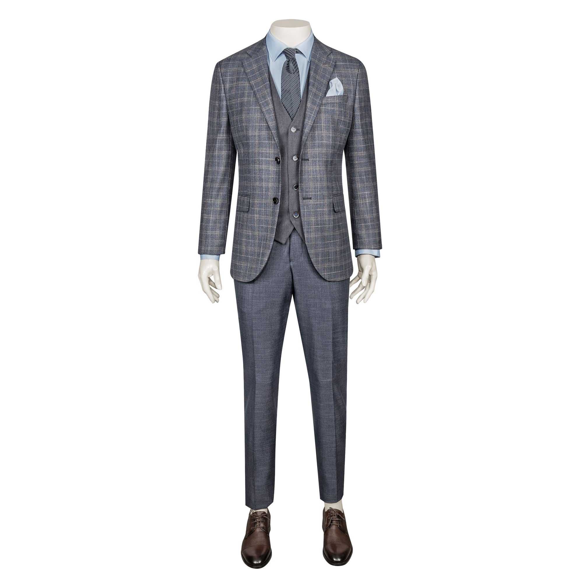 Charcoal Three-Piece Suit