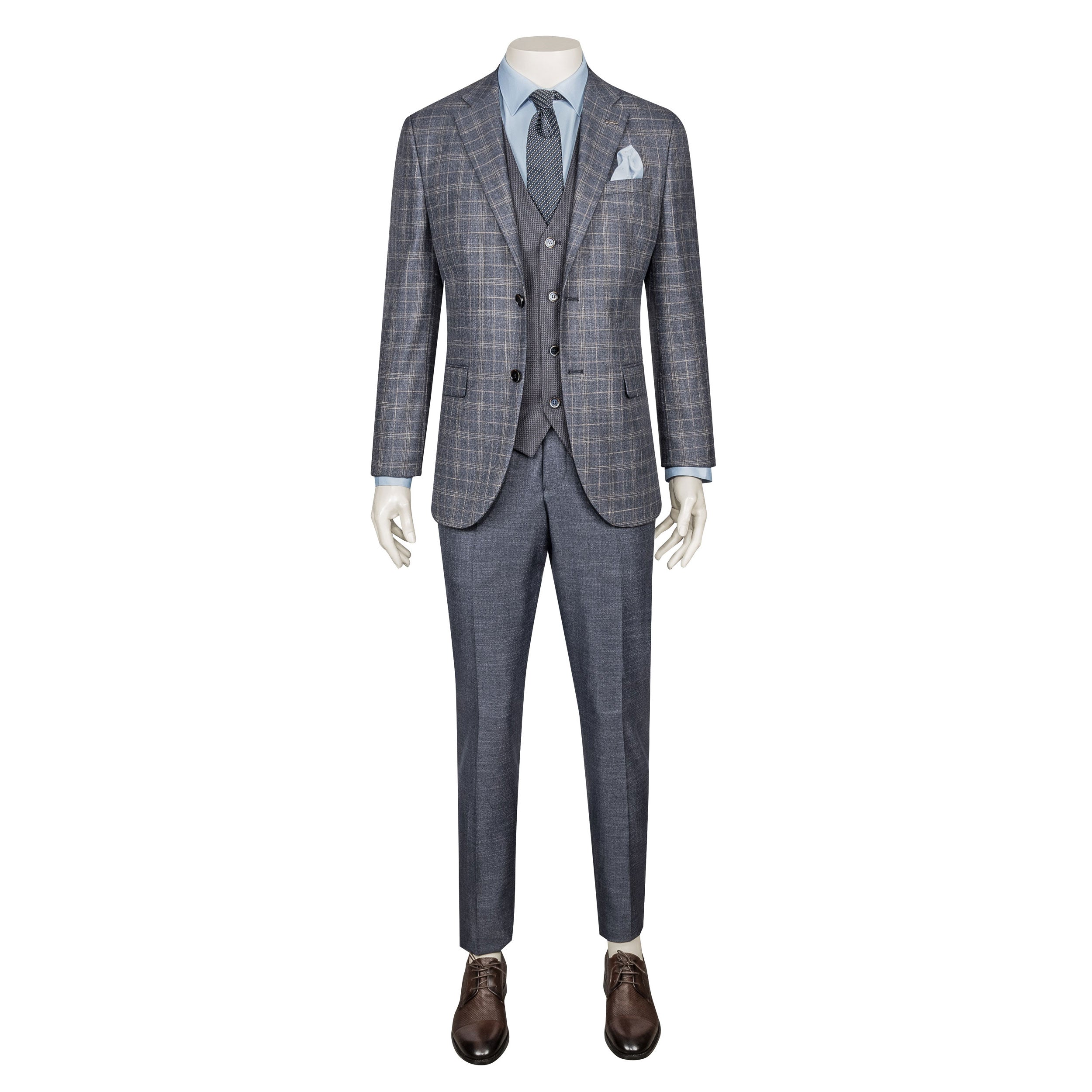 Charcoal Three-Piece Suit