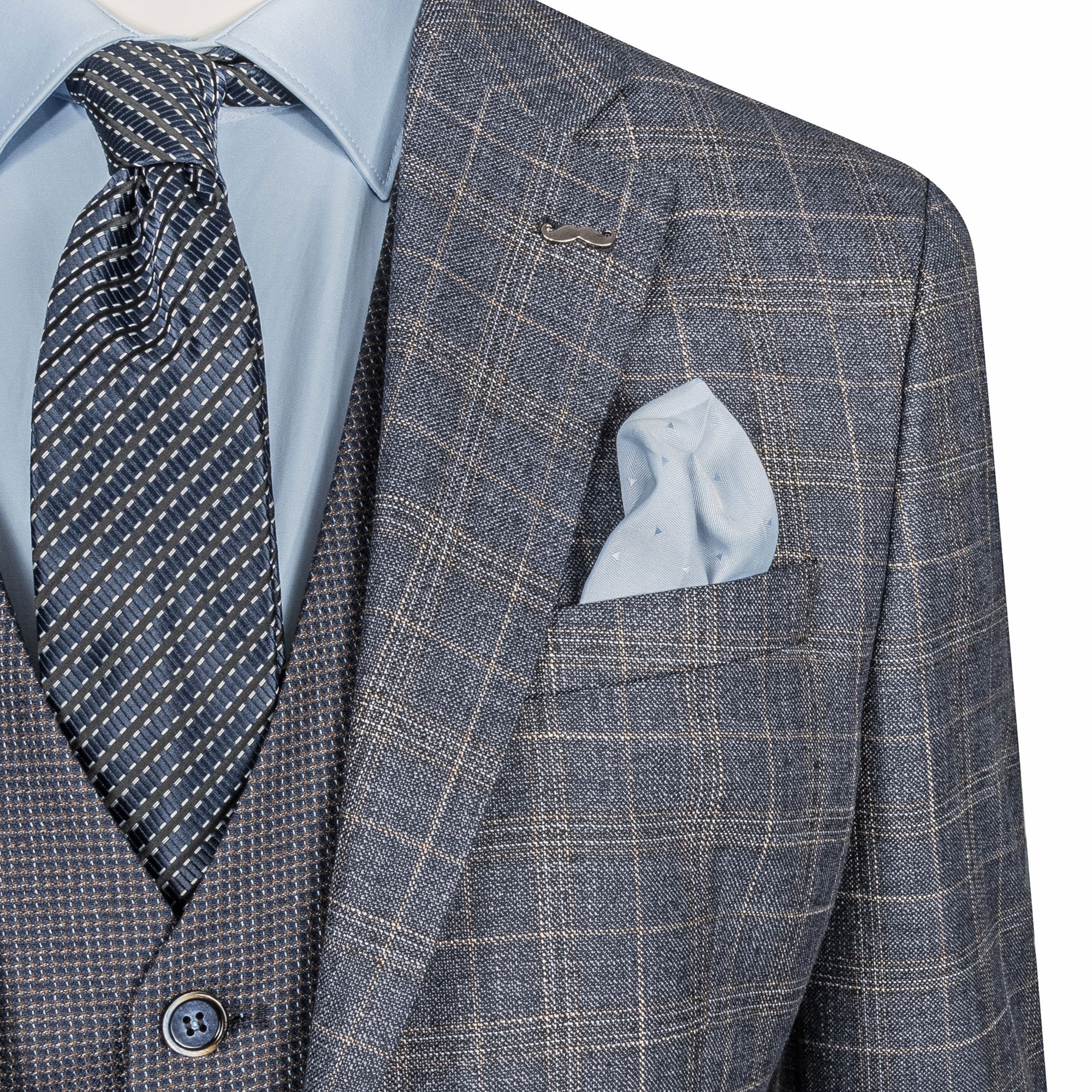 Charcoal Three-Piece Suit