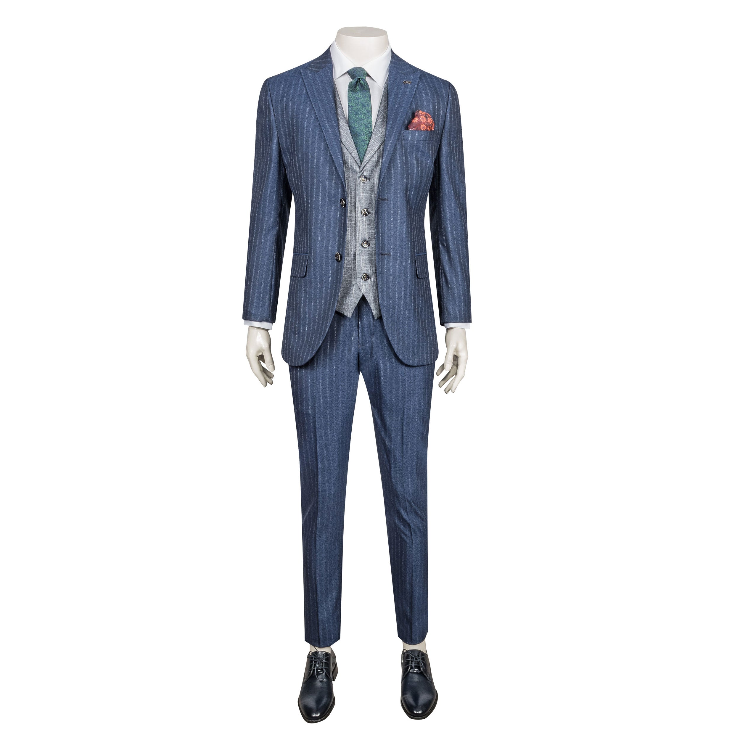 Navy Three-Piece Suit