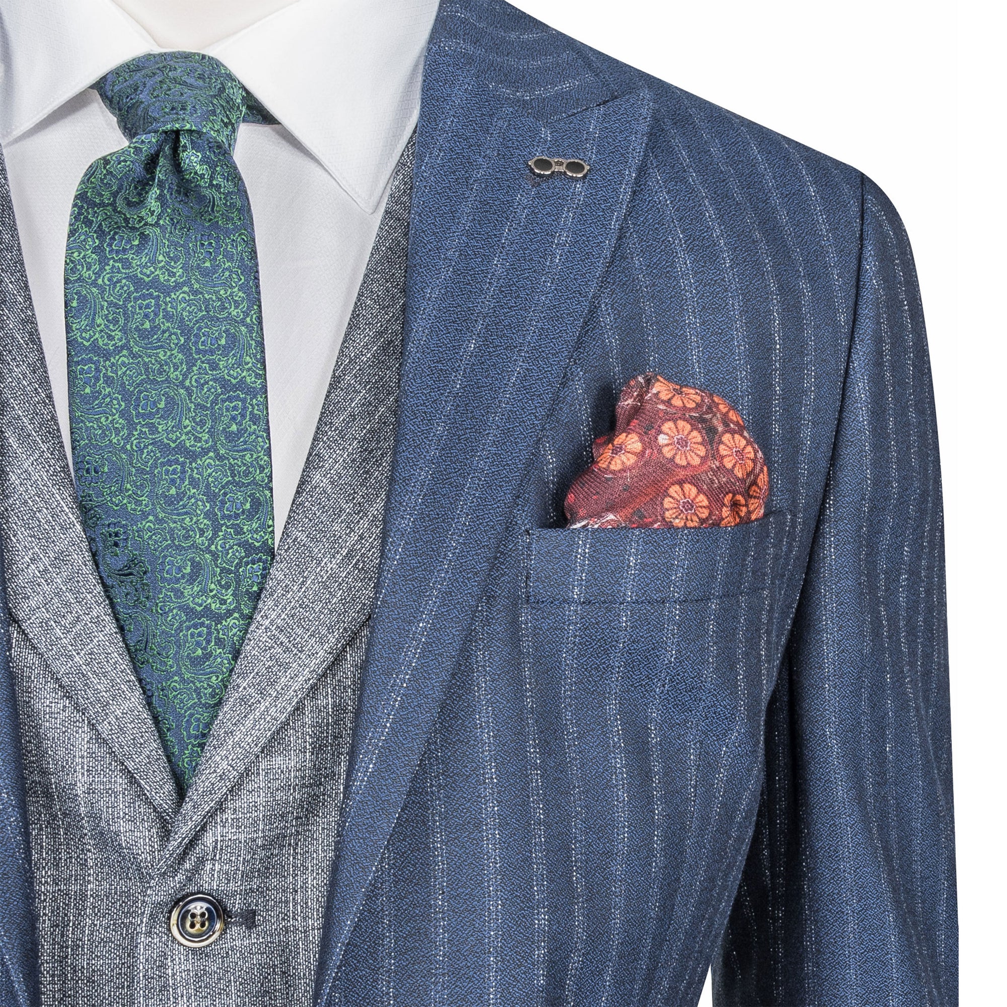 Navy Three-Piece Suit