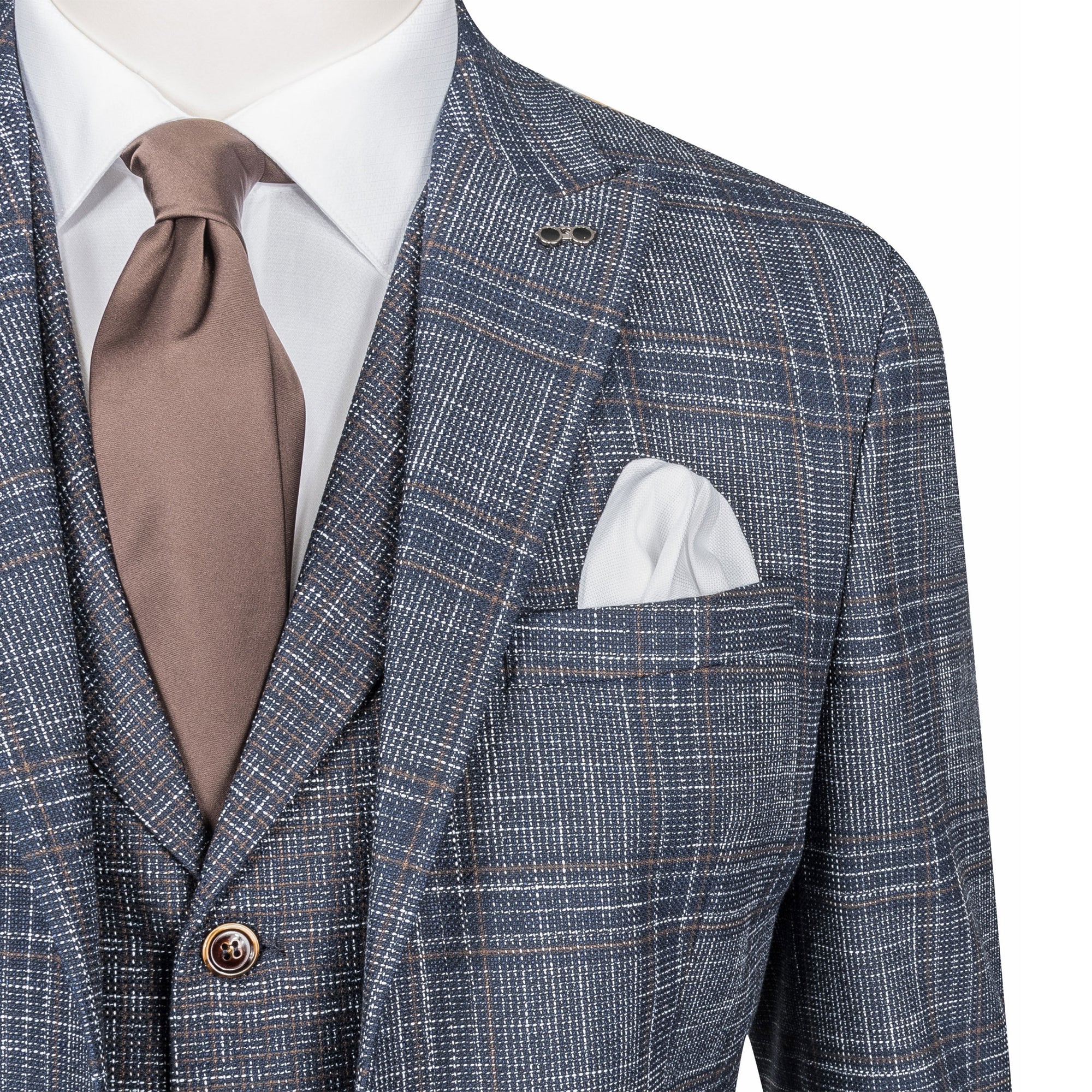 Dark Navy Three-Piece Suit