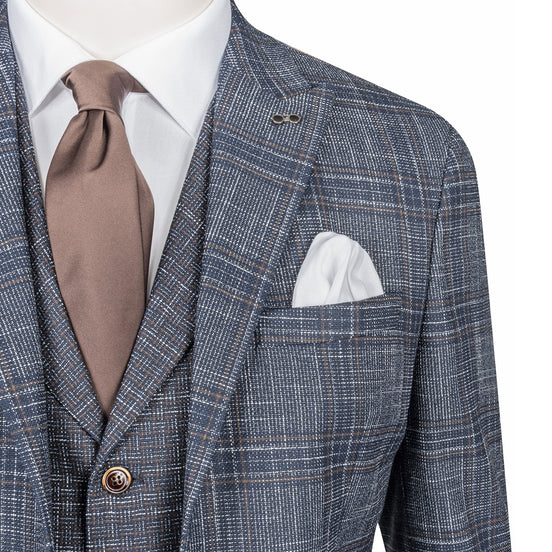 Dark Navy Three-Piece Suit
