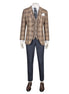Brown Three-Piece Suit