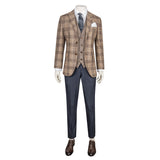 Brown Three-Piece Suit