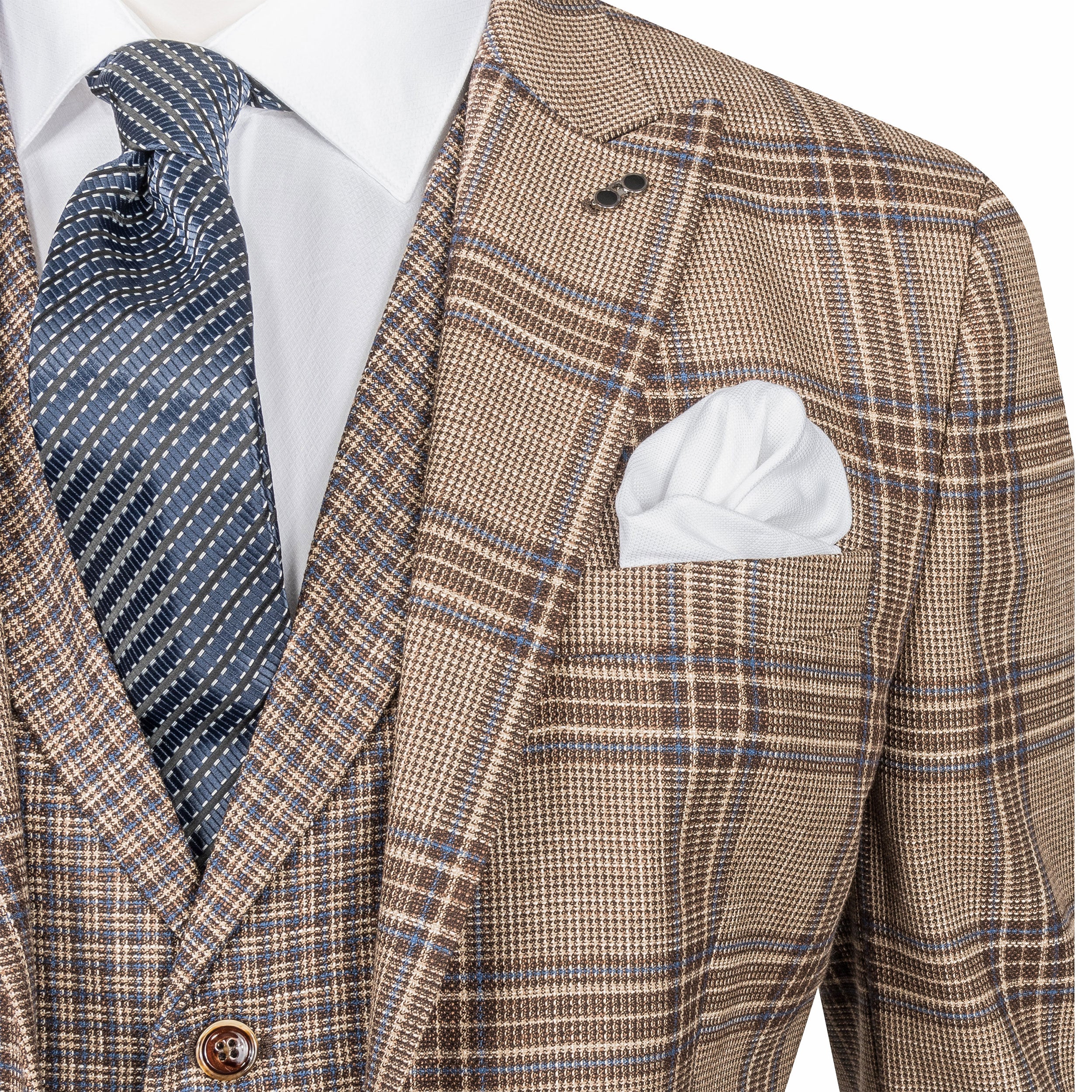 Brown Three-Piece Suit
