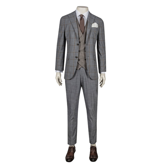 Grey Three-Piece Suit