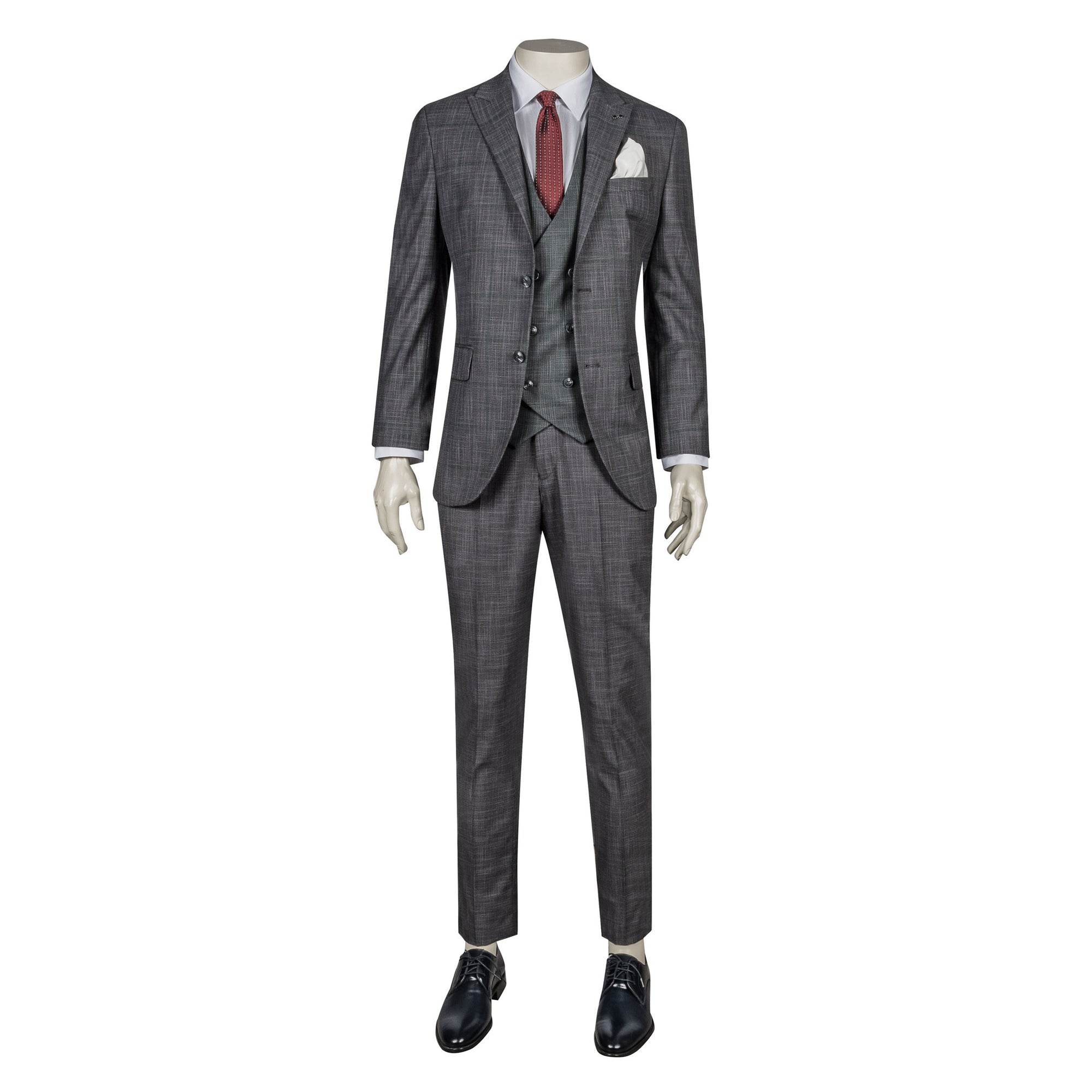 Anthracite - Green Three-Piece Suit