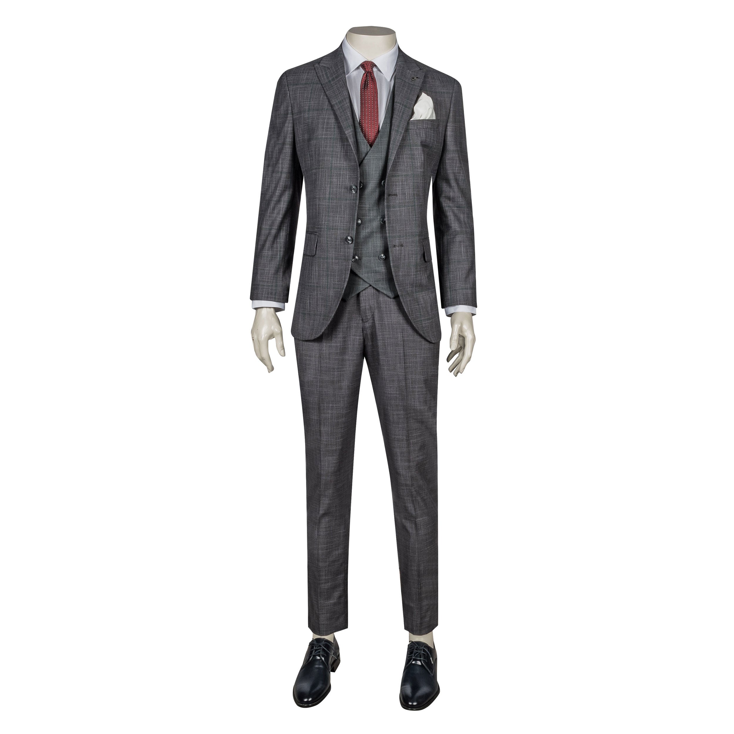 Anthracite - Green Three-Piece Suit