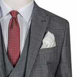 Anthracite - Green Three-Piece Suit