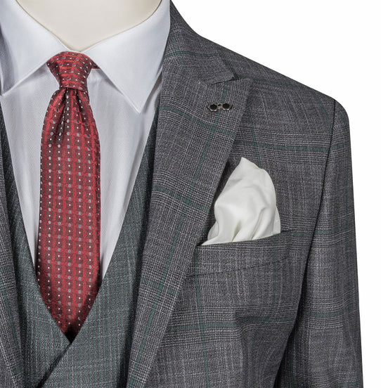 Anthracite - Green Three-Piece Suit