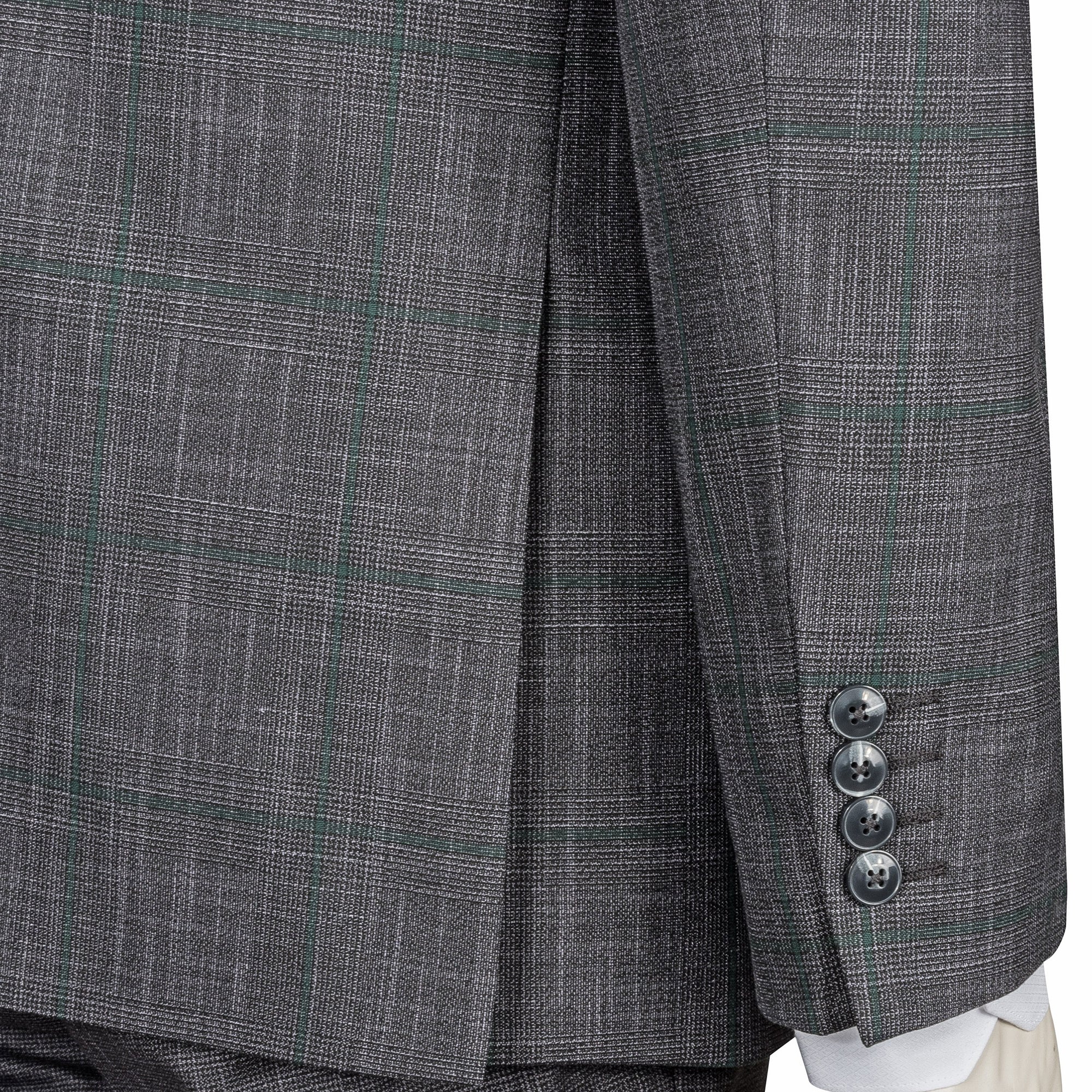 Anthracite - Green Three-Piece Suit