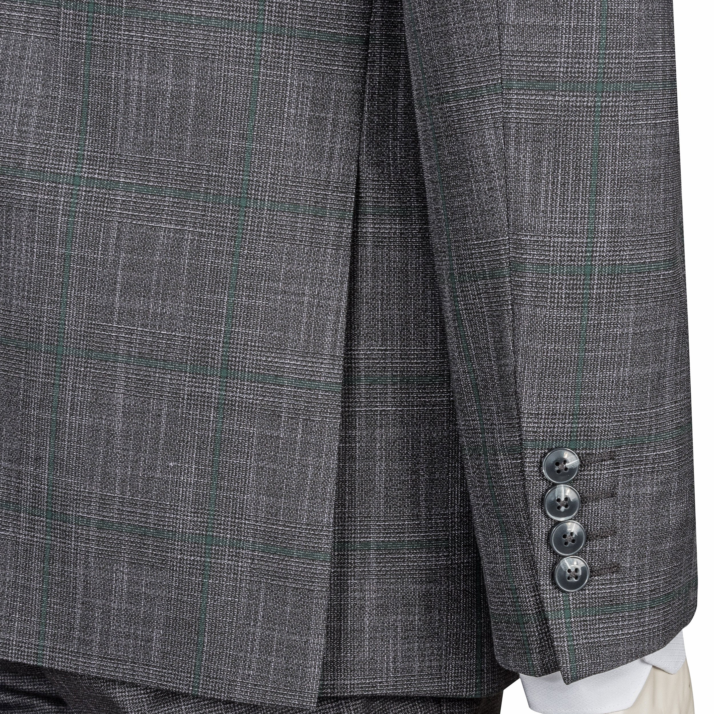 Anthracite - Green Three-Piece Suit