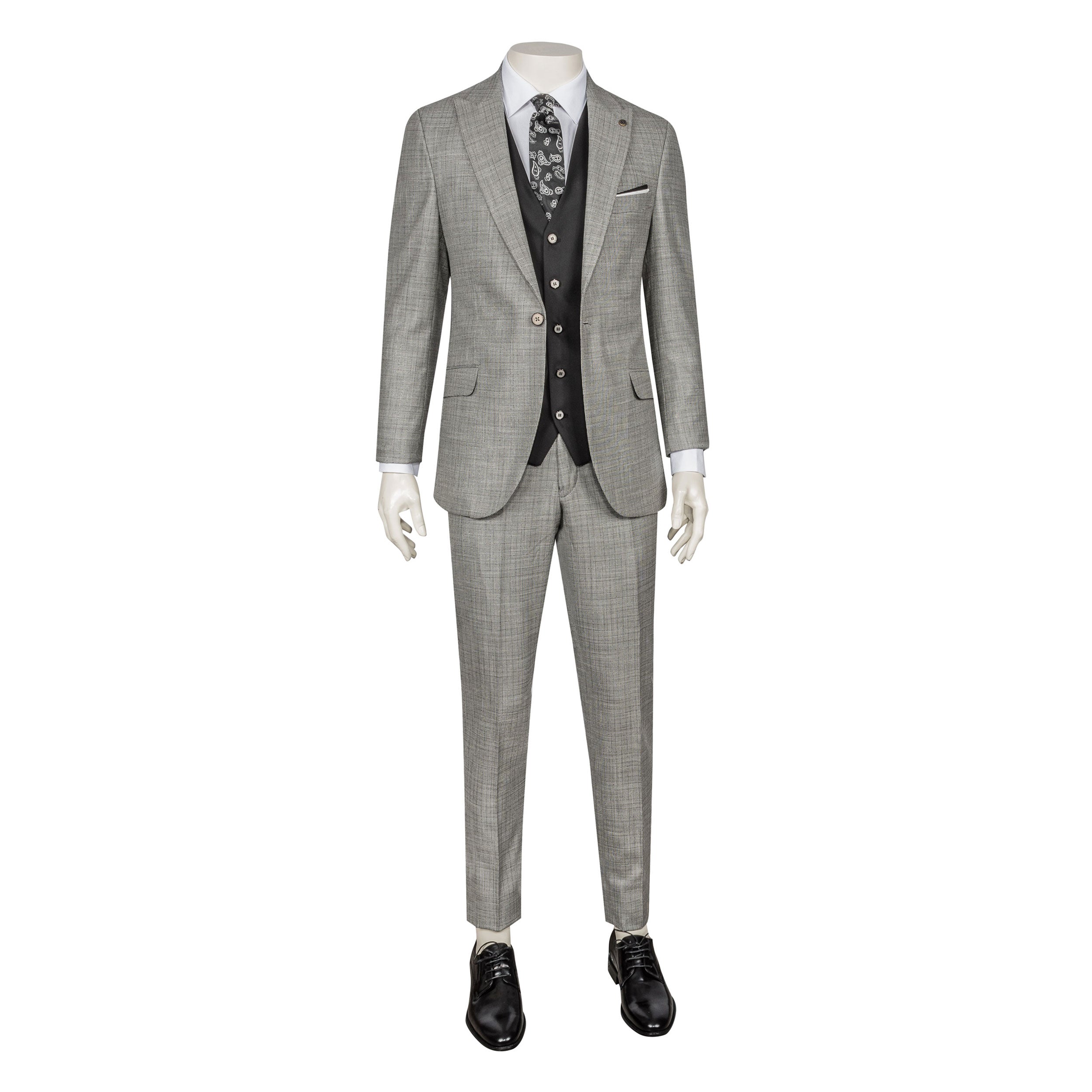 Grey Three-Piece Suit
