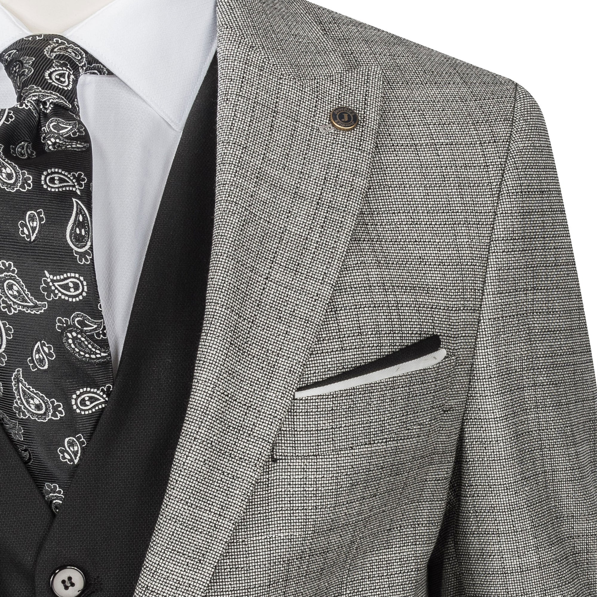 Grey Three-Piece Suit