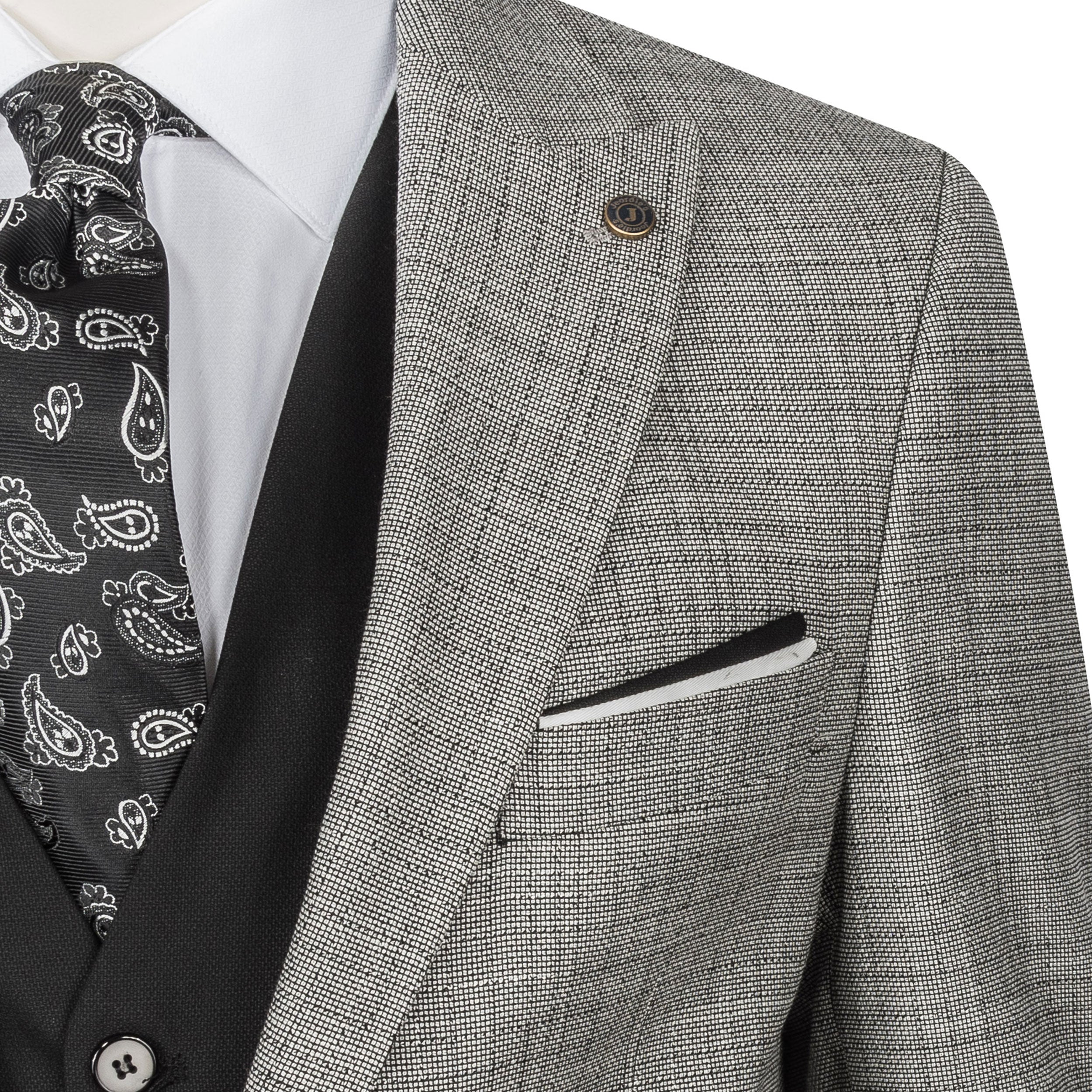 Grey Three-Piece Suit