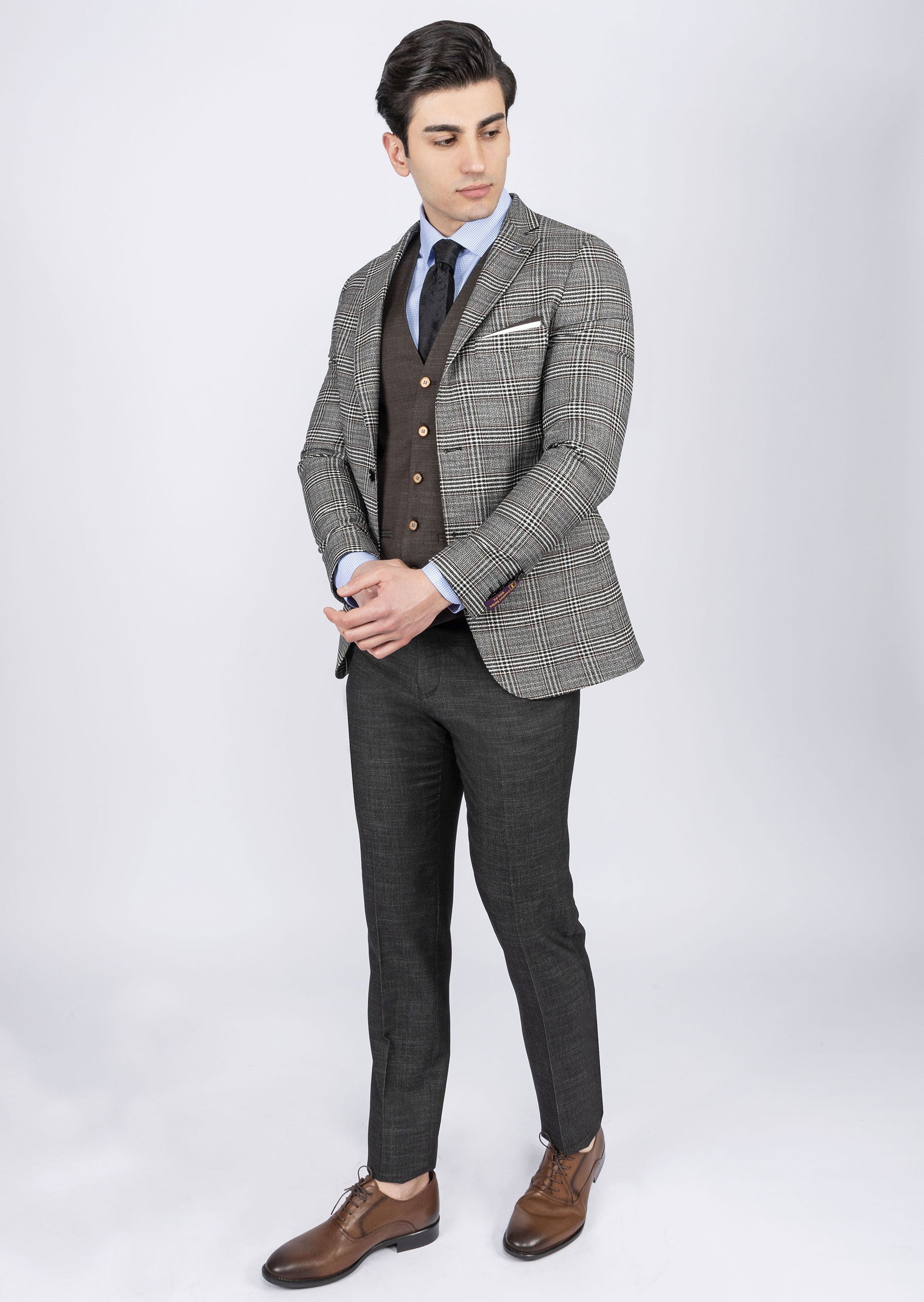 Black Three-Piece Suit