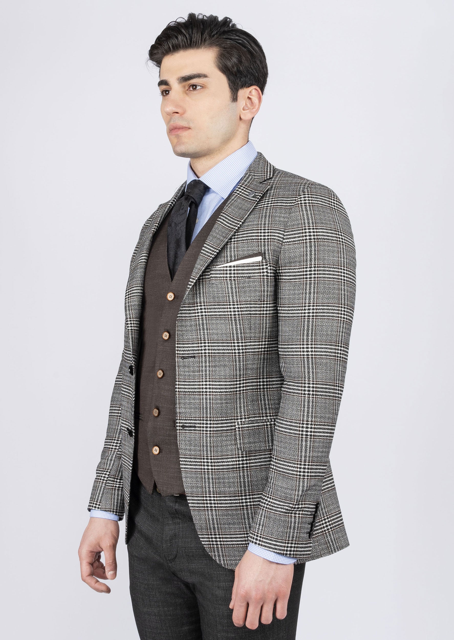 Black Three-Piece Suit
