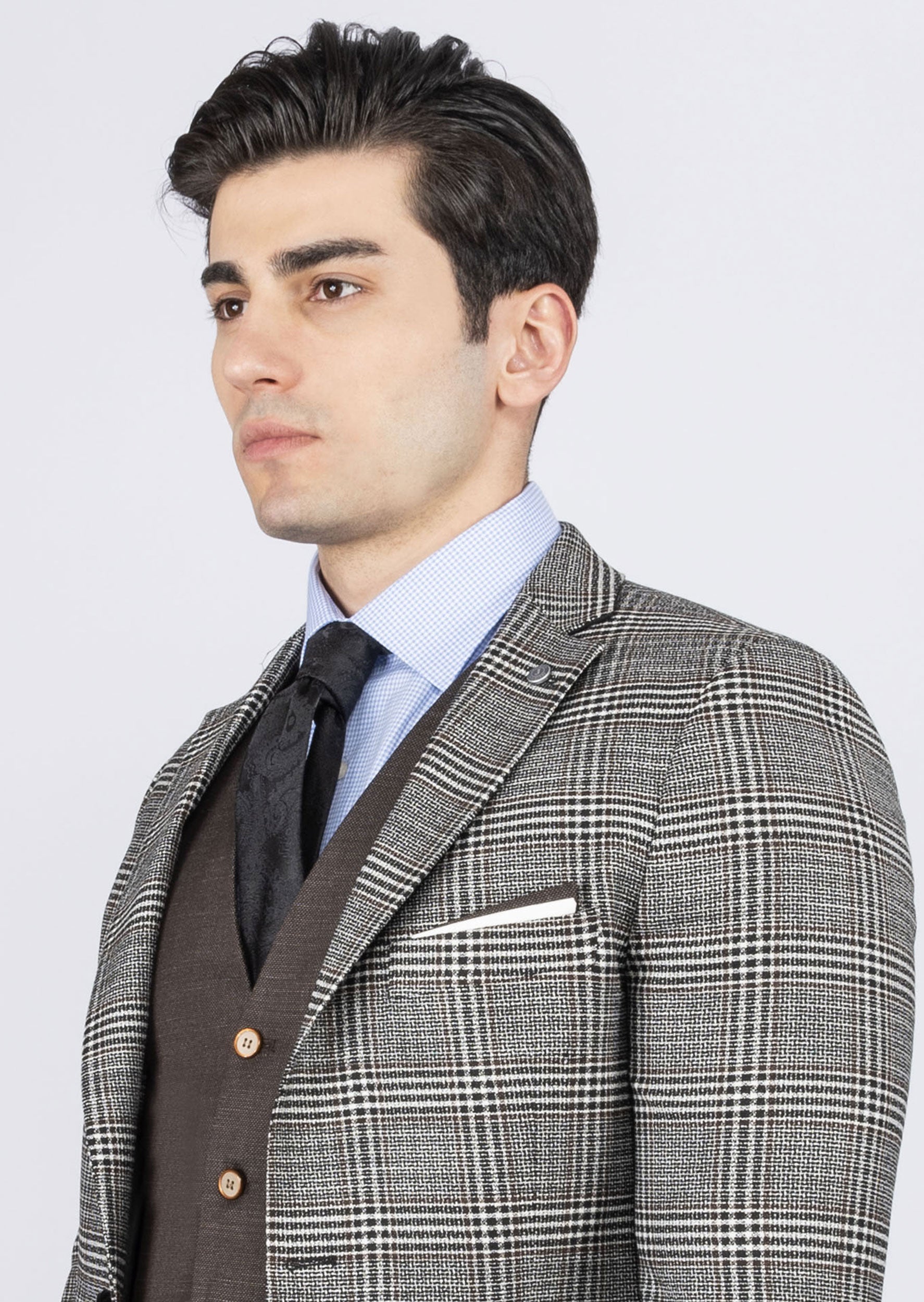 Black Three-Piece Suit
