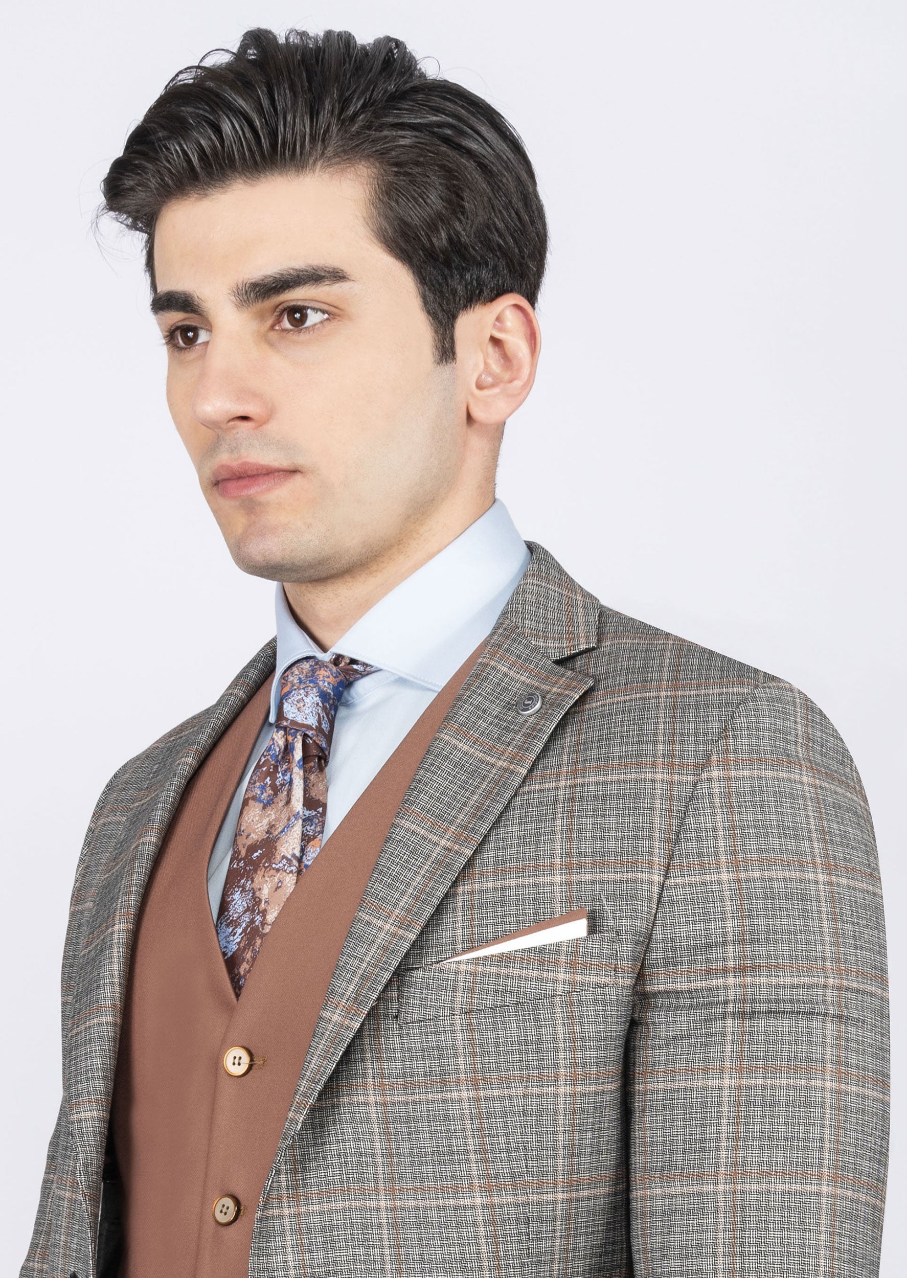 Black Three-Piece Suit
