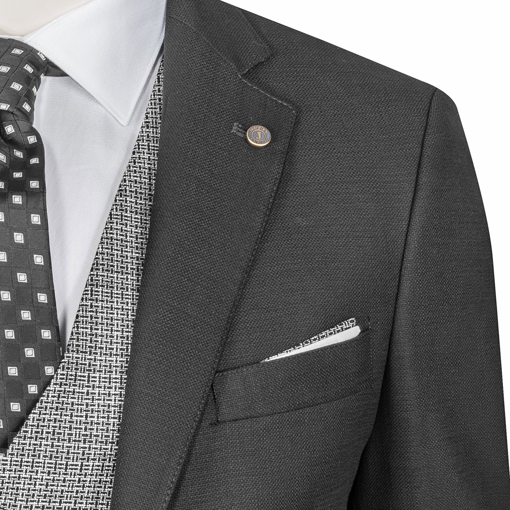 Black Three-Piece Suit