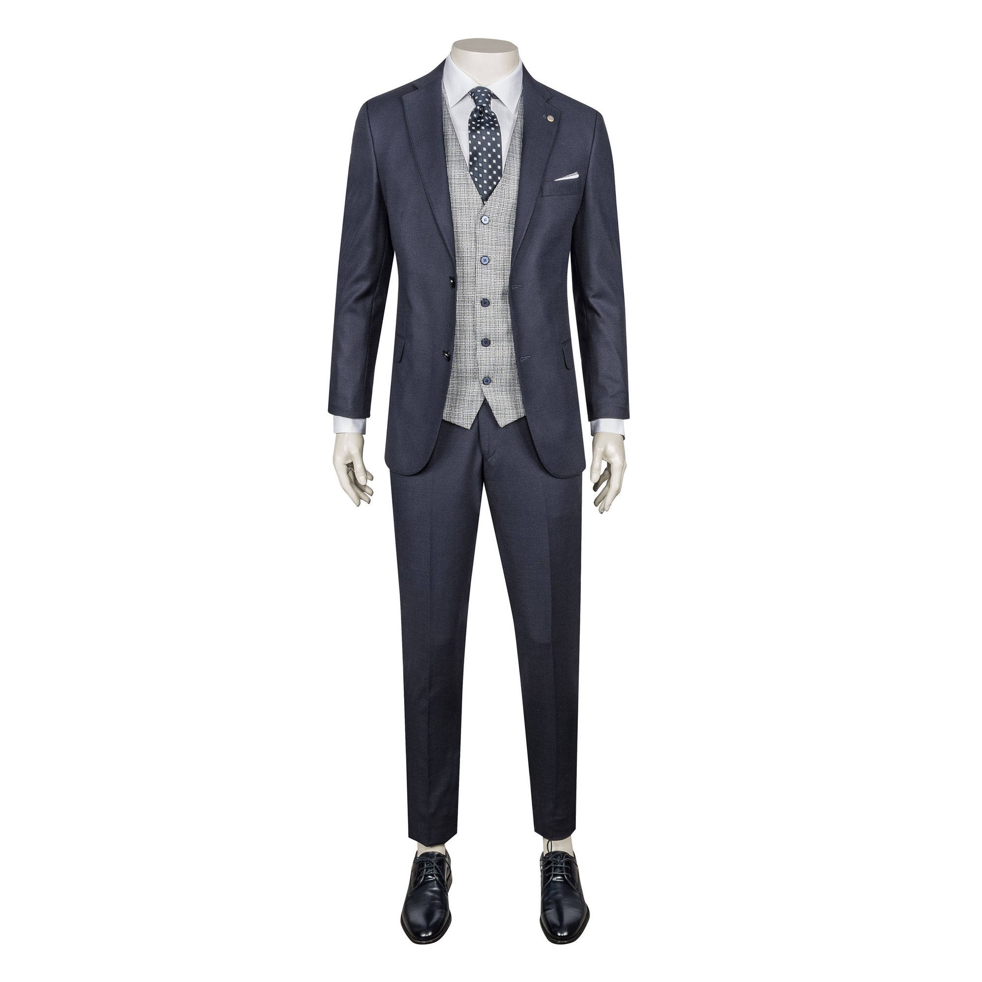 Navy Three-Piece Suit