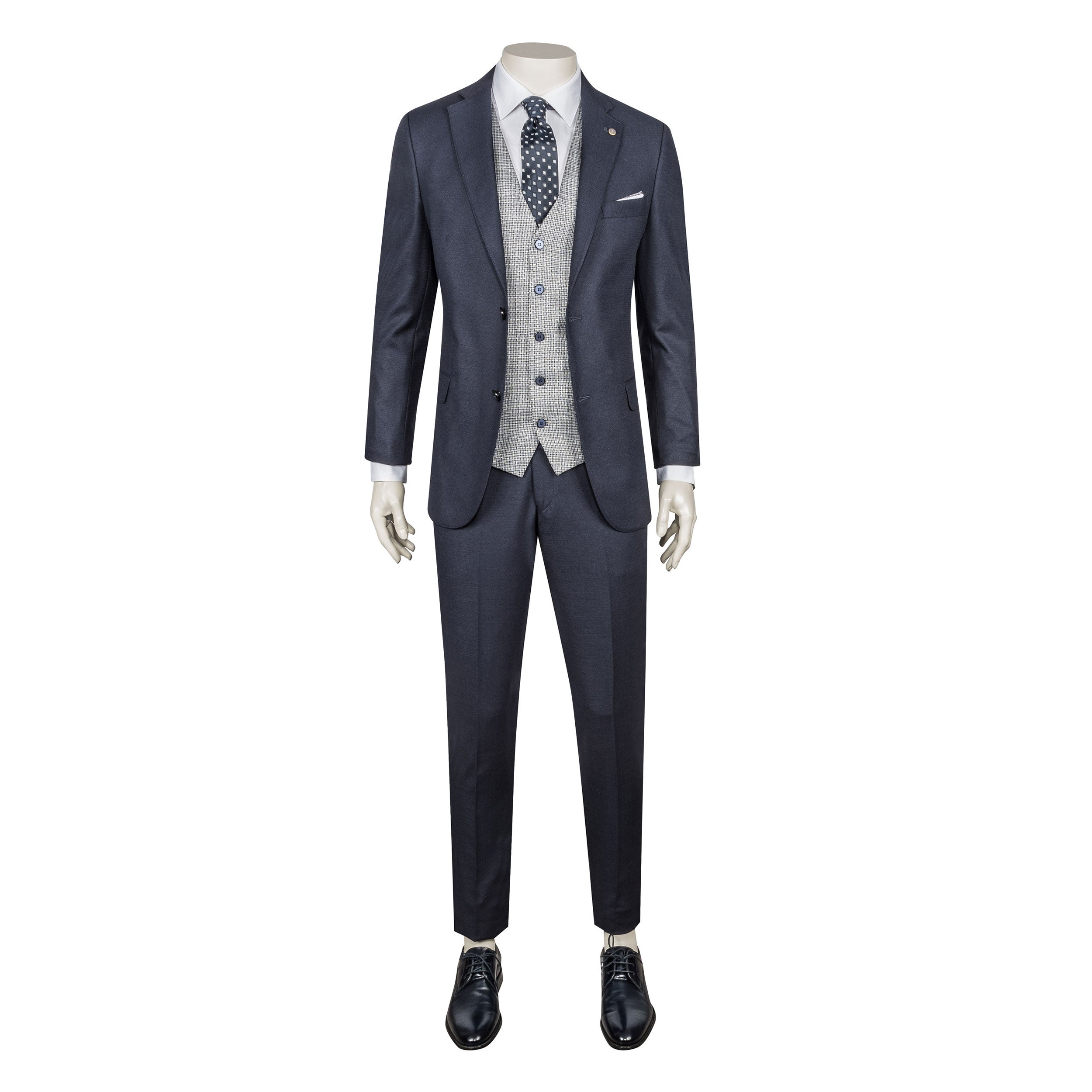 Navy Three-Piece Suit