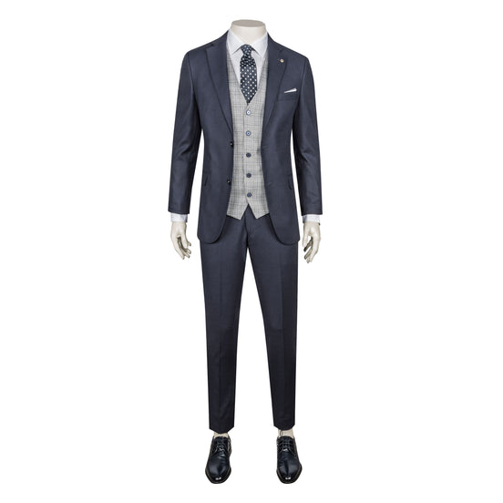 Navy Three-Piece Suit