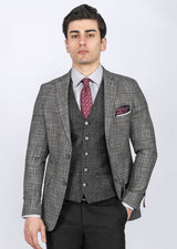 Black Three-Piece Suit