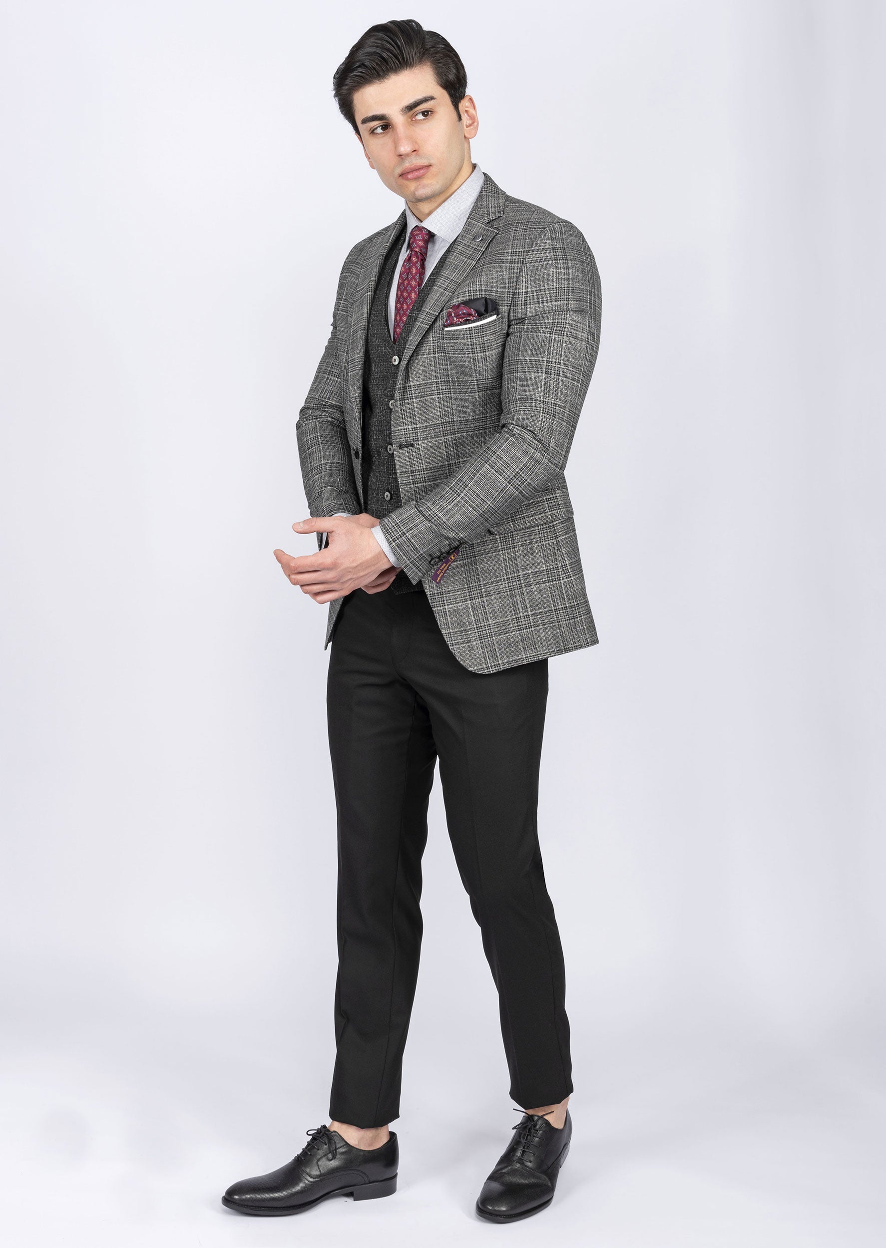Black Three-Piece Suit