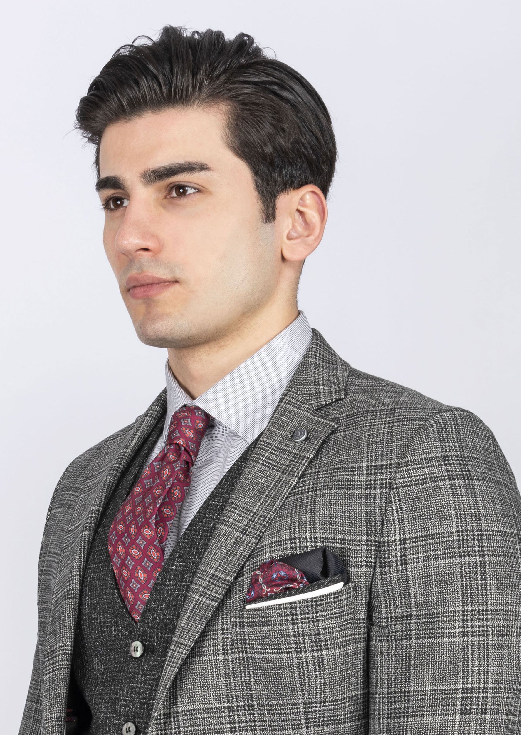 Black Three-Piece Suit