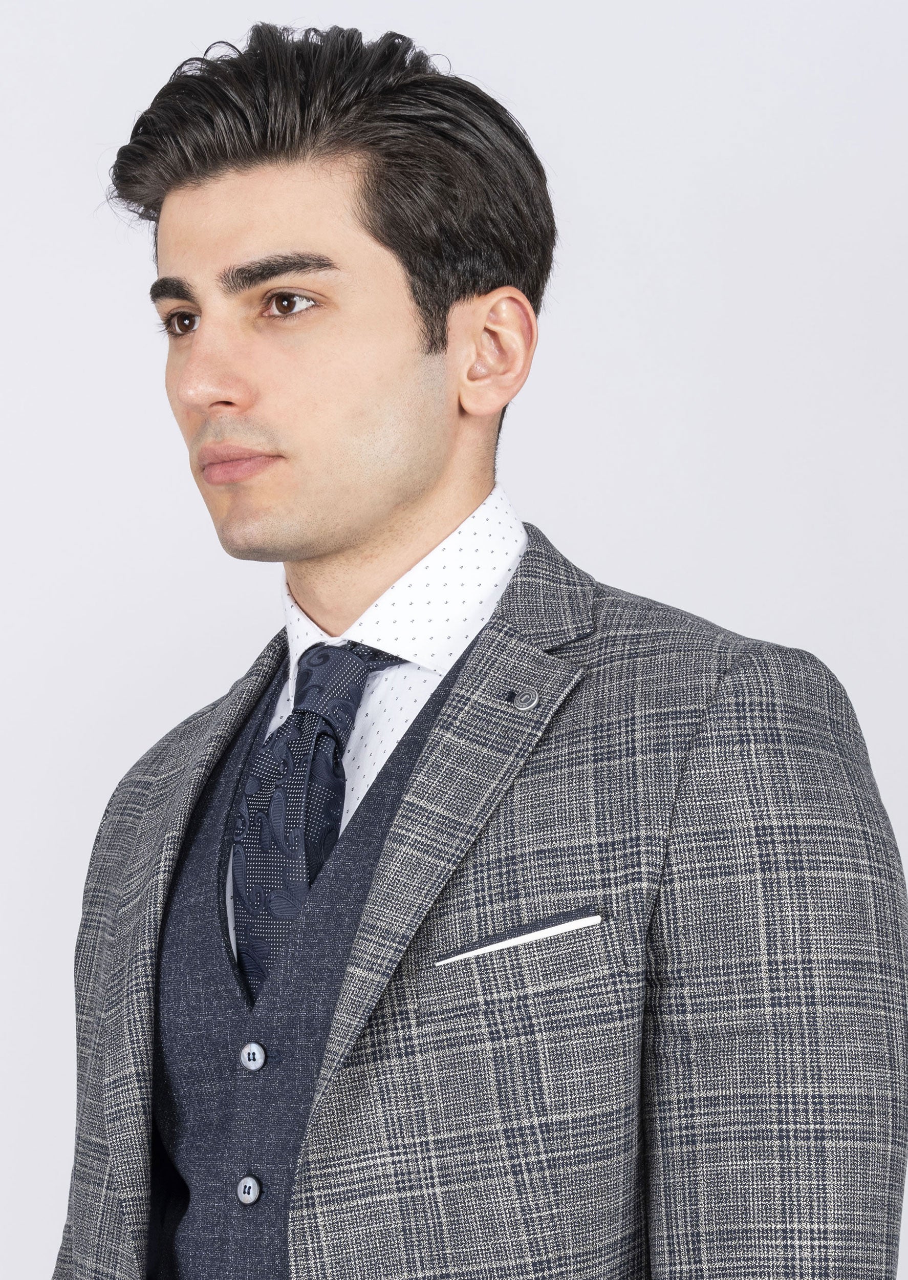 Navy Three-Piece Suit