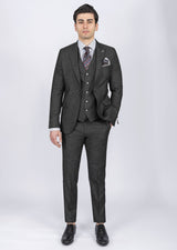 Black Three-Piece Suit