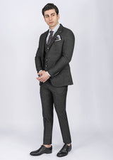 Black Three-Piece Suit