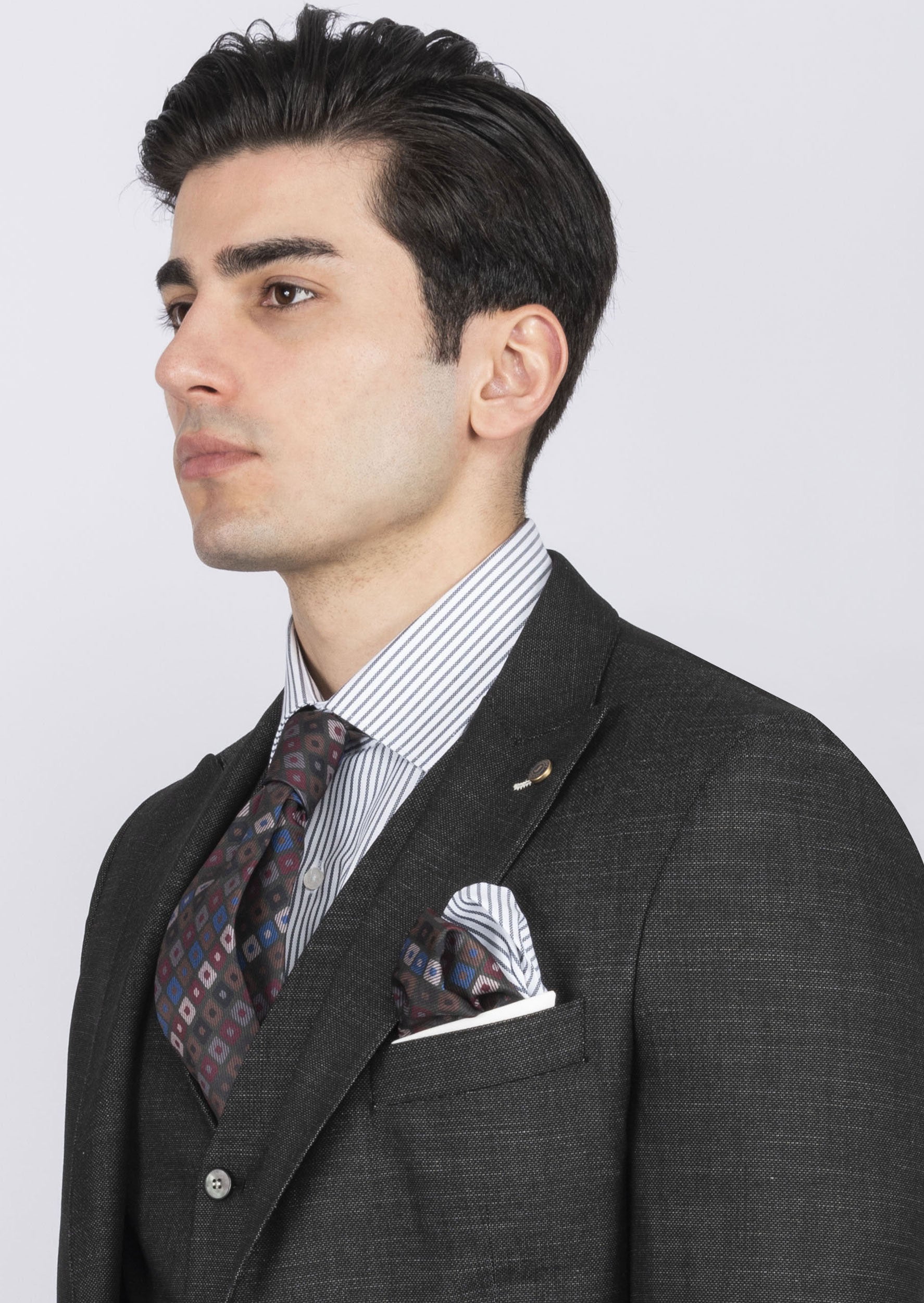 Black Three-Piece Suit