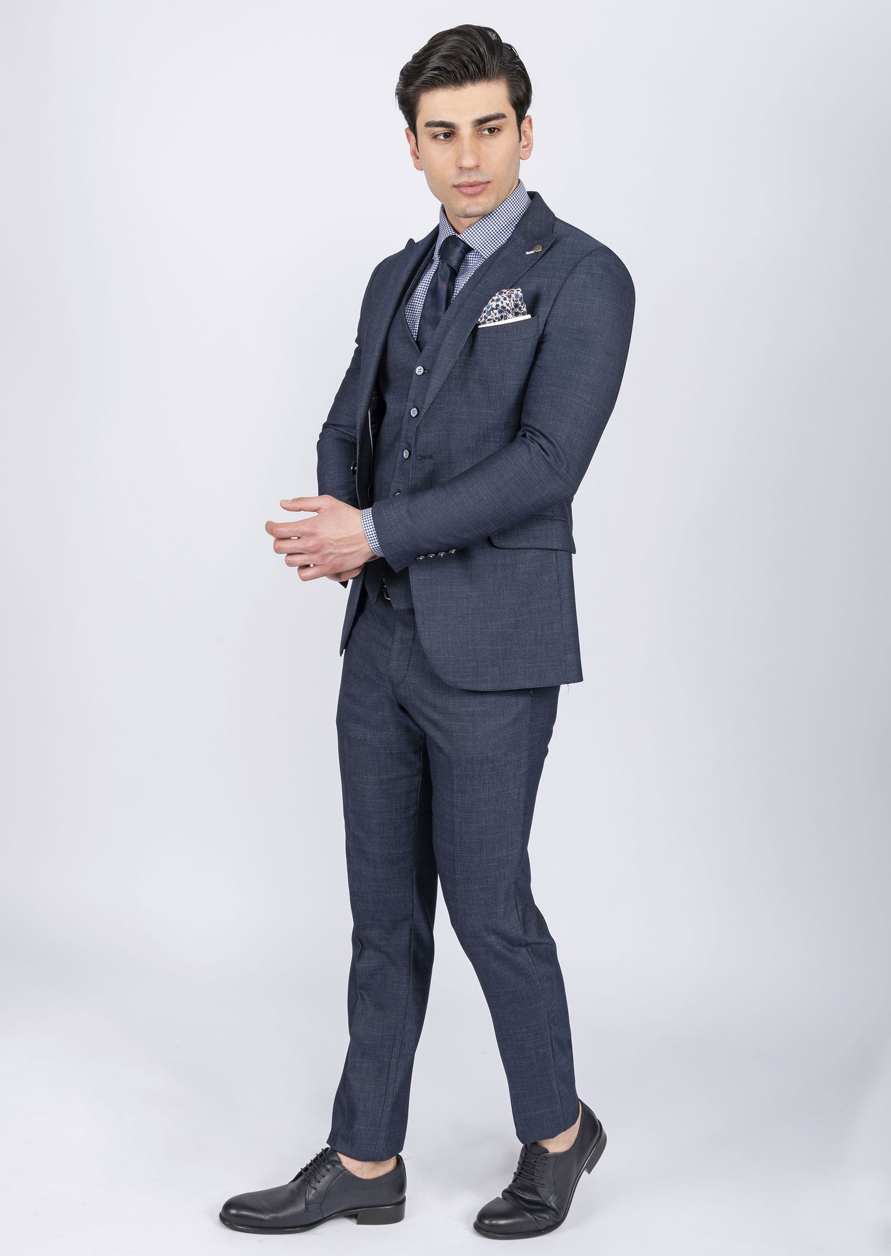 Navy Three-Piece Suit