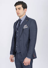 Navy Three-Piece Suit