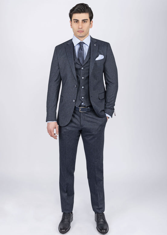 Royal Blue Three-Piece Suit
