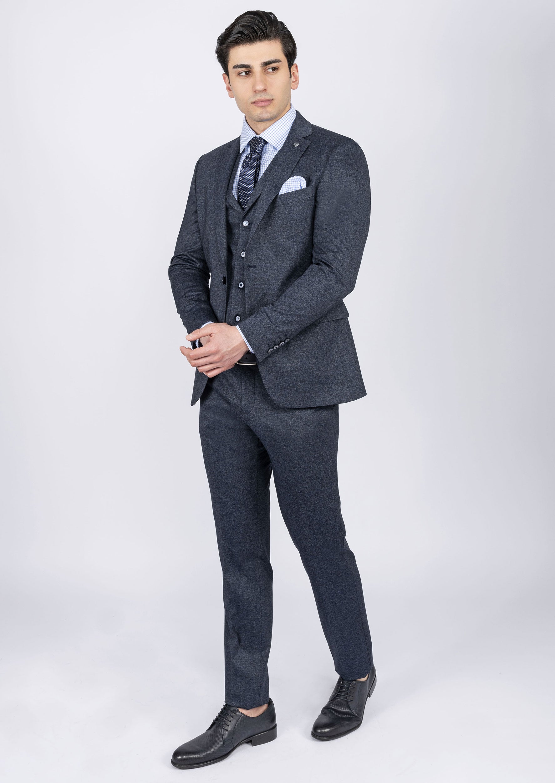 Royal Blue Three-Piece Suit