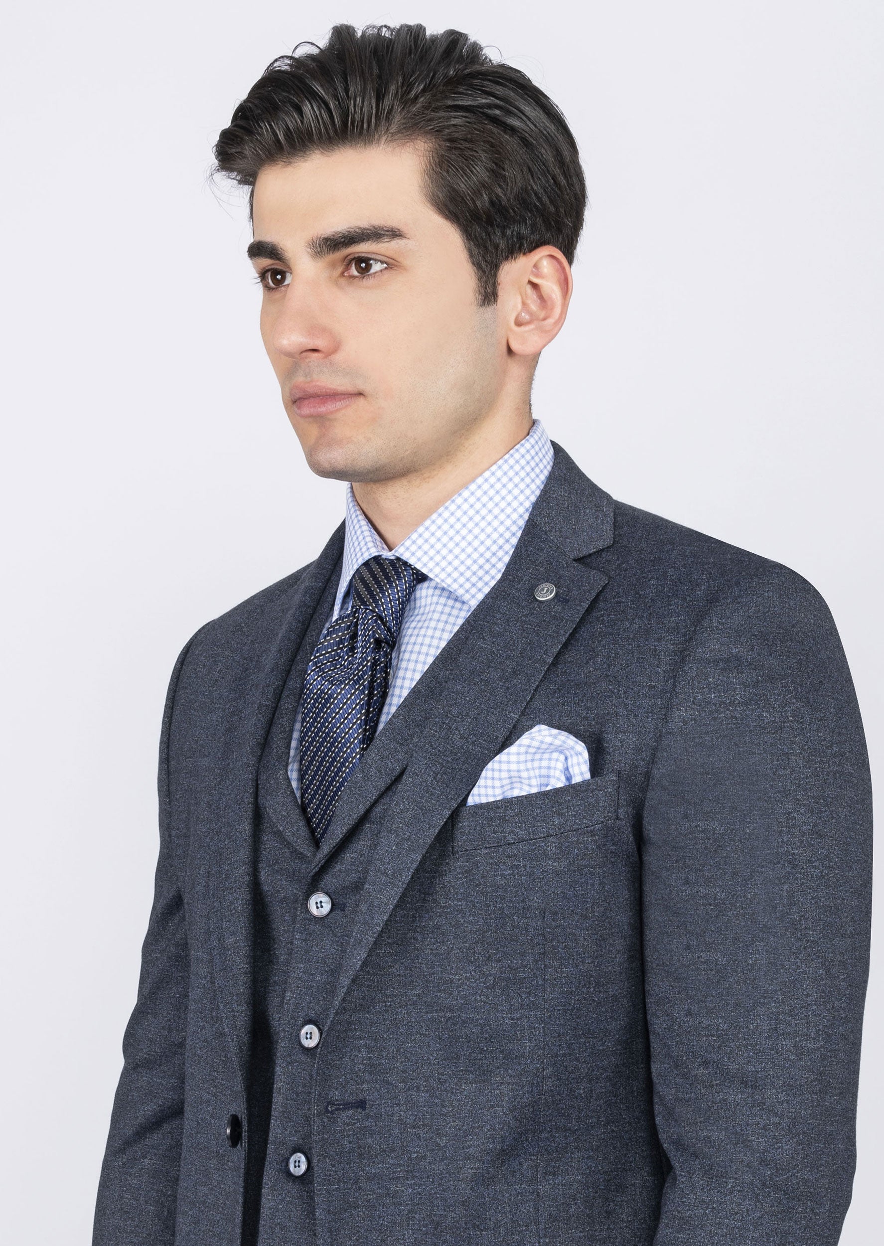 Royal Blue Three-Piece Suit